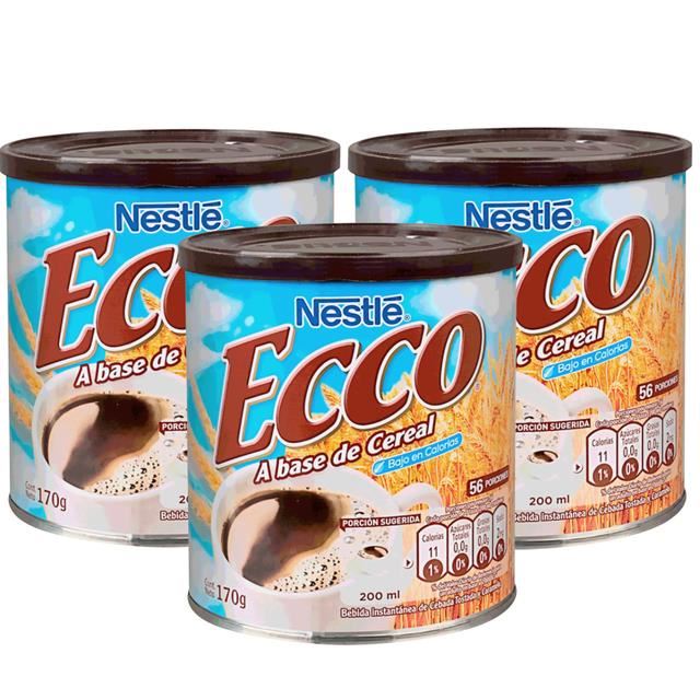 Cebada Instantáneo ECCO Lata 170gr - x3u